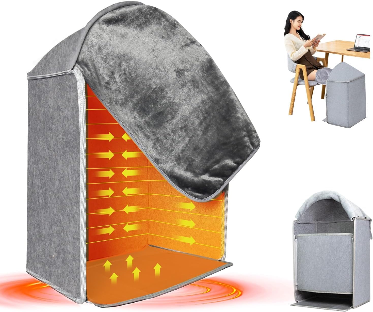 Amazon | 【2024冬改良・720°全方位発熱】パネルヒーター デスク